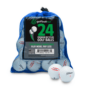 Golf Ball Nut – Recycled Golf Balls for Titleist TruFeel – 4A Near Mint Quality – 24-Pack, White