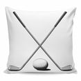 thumbnail image 1 of Golf Ball Pillow Covers 24x24 Inch Decorative Throw Pillow Cover, Minimalist Golf Club Abstract Simple Retro Sofa Pillowcases Accent Cushion Case Home Decor Bedroom Living Room, 1 of 6