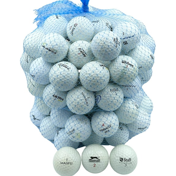 Golf Ball Planet - 100 Store Line Assorted Recycled Golf Balls 4A/3A Condition