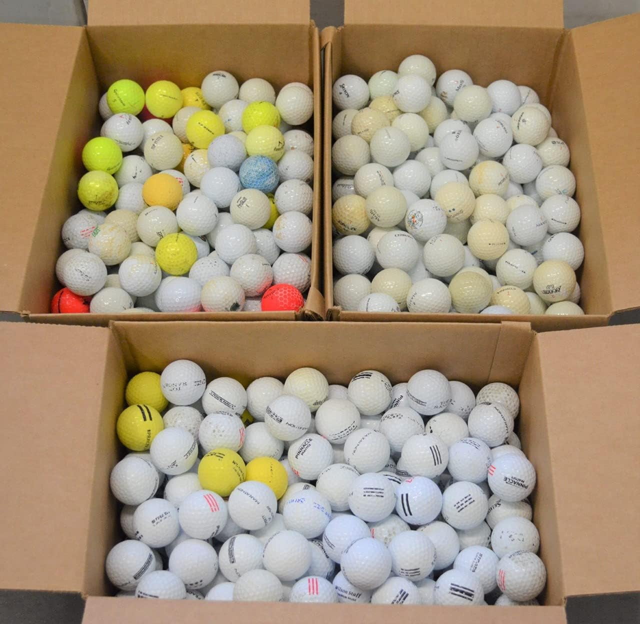 Golf Ball Planet - 1000 Shag/Practice/Range/Hit Away Recycled Golf Balls