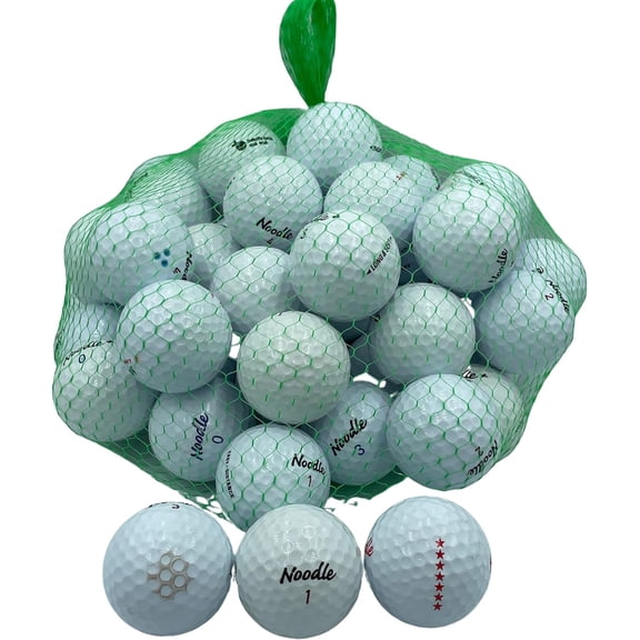Golf Ball Planet - 50 Pack Noodle Mix Recycled Golf Balls (4A/Near Mint)
