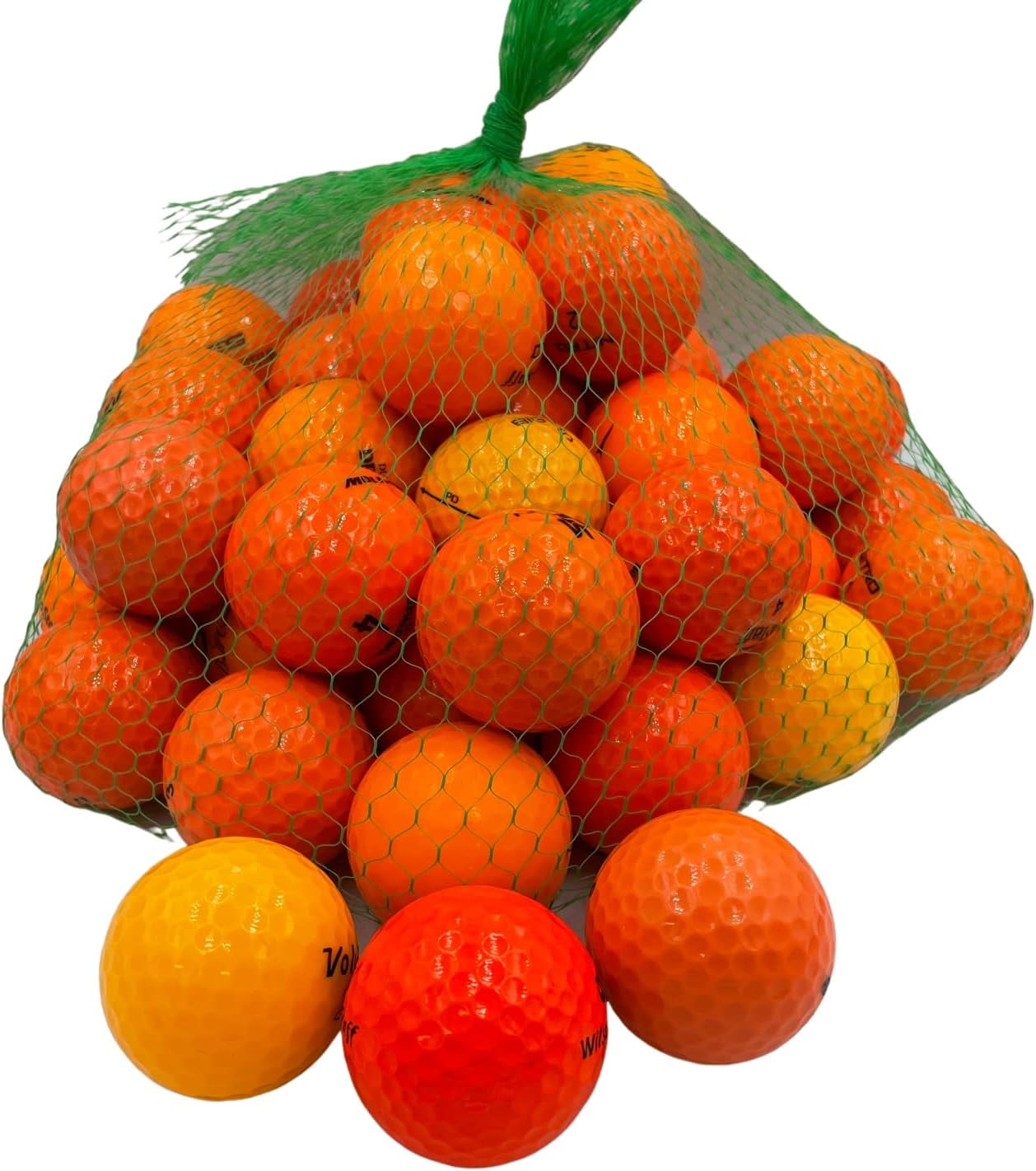 Golf Ball Planet - 50 Pack Orange Recycled Golf Balls (5A / Mint)