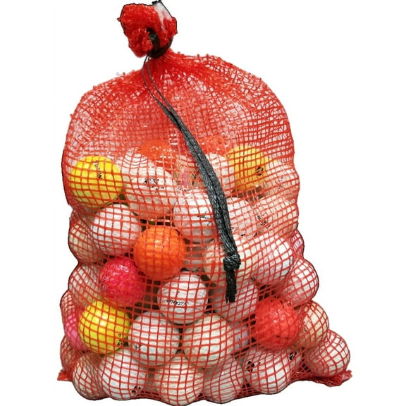 Golf Ball Planet - 72 Ball Mesh Bag Hit Away Practice Recycled Golf Balls