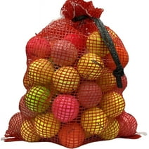 Golf Ball Planet - 72 Colored Recycled Golf Balls in Mesh Bag 3A/2A Condition