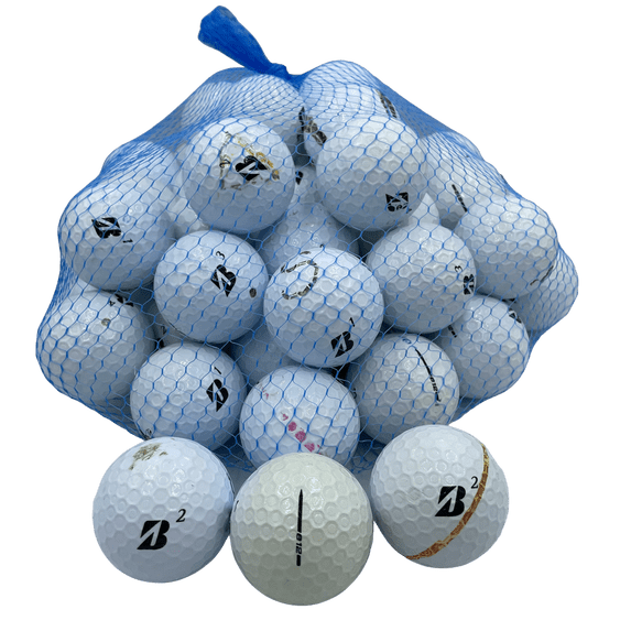Golf Ball Planet - Bridgestone E12 Recycled Golf Balls 3A/Good (50 Pack, White)