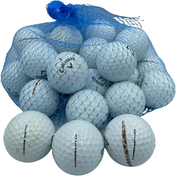 Golf Ball Planet - Callaway Chrome Soft Mix Recycled Golf Balls (4A/Near Mint, 24 Pack)