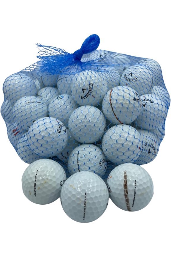 - Callaway Chrome Soft Mix Recycled Golf Balls (4A/Near Mint, 50 Pack)