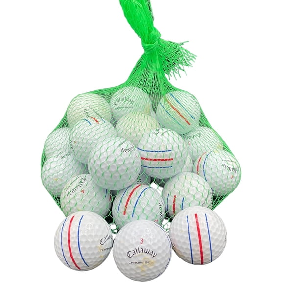 Golf Ball Planet - Callaway Chrome Soft Triple Track 3A/Good Recycled Golf Balls (24 Pack)