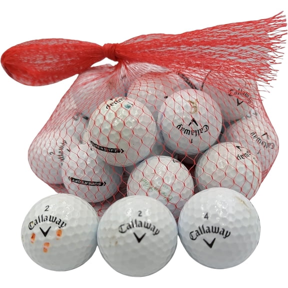 Golf Ball Planet - Callaway Supersoft Recycled Golf Balls (24 Pack, 4A/Near Mint)