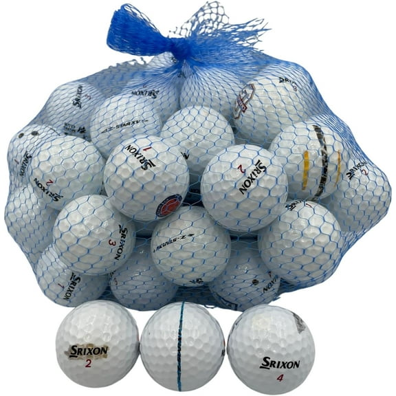 Golf Ball Planet - Srixon Z Star XV Recycled Golf Balls (4A/Near Mint, 50 Pack)