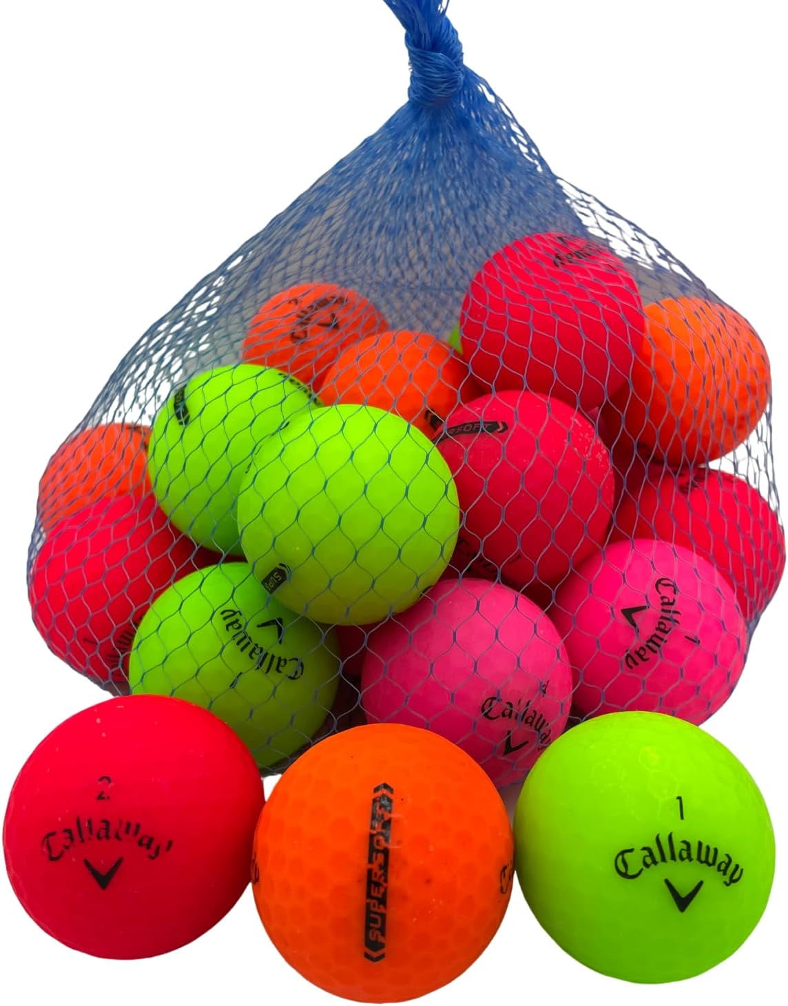 Golf Ball Planet - Supersoft Matte Color Mix Recycled Golf Balls for ...