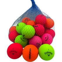 Golf Ball Planet - Supersoft Matte Color Mix Recycled Golf Balls for Callaway 3A/Good (24 Pack)