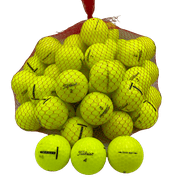Golf Ball Planet - Tour Soft Yellow Recycled Golf Balls for Titleist (50 Pack, 4A / Near Mint)