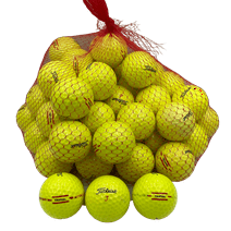Golf Ball Planet - TruFeel Yellow Recycled Golf Balls for Titleist (50 Pack, 4A / Near Mint)