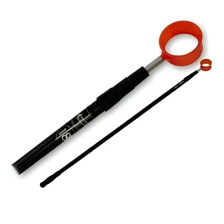JP Lann Golf Ball Retriever Orange Pressure Cup Head 18 ft