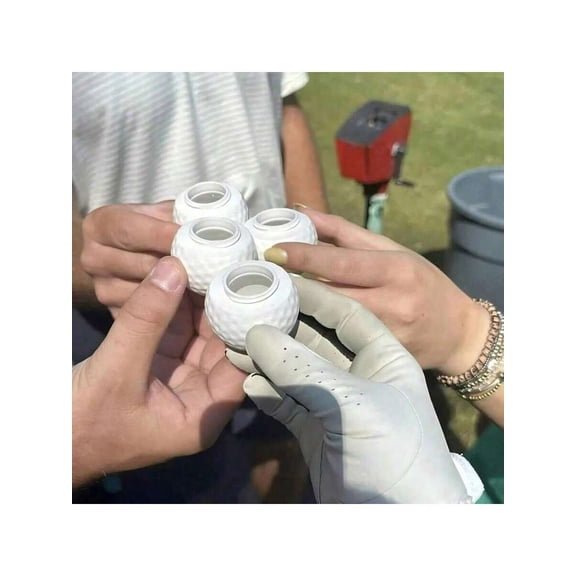 Golf Ball Shaped Shot Glass Set Golf Drinking Glasses With Lids For Whiskey Tequila Men s Gifts Husband Father s Birthday Gift