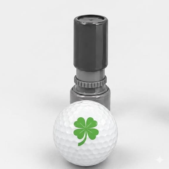 Personalized Golf Ball Stamp - Reusable Waterproof Golf Ball Marker for Easy Identification, Custom Golf Accessory Gift for Dad, Men & Golfers, Birthday or Fathers Day