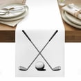 thumbnail image 1 of Golf Ball Table Runner - 70 Inch Long, Kitchen Dining Table Runner Dresser Scarves, Minimalist Golf Club Abstract Simple Retro Farmhouse Decor for Coffee Tables Wedding Party Banquet, 1 of 8