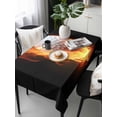 thumbnail image 1 of Golf Ball Tablecloth Rectangle Table Cloths 54x108, Waterproof Tablecloth Outdoor Table Cloth, Sport Modern Glowing Burning Classic Art Washable Table Cover for Kitchen Dinning Party, 1 of 8