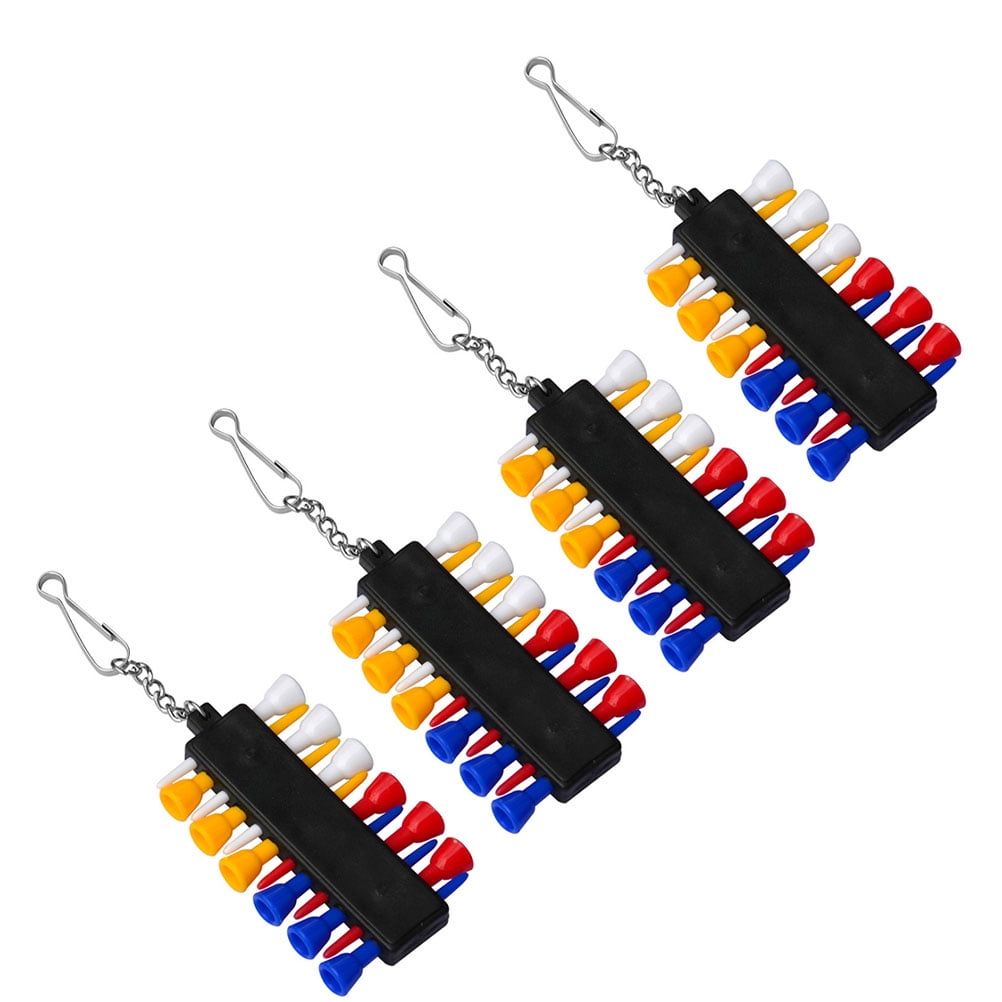 Golf Ball Tack Set Tee Organizers Golfer Keepers Plastic Stroller Wagon