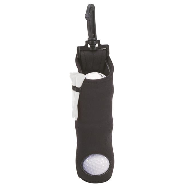 Golf Ball / Tee Holder - Black