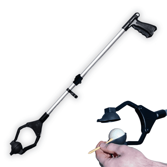 Golf Ball Teeing Aid Device for Seniors | Easy Golf Ball Dispenser Eliminates Bending | Motorless Golfing Dispenser Tees Up Your Golfing | Adaptive Gifts for Seniors | Foldable Tee Assistant