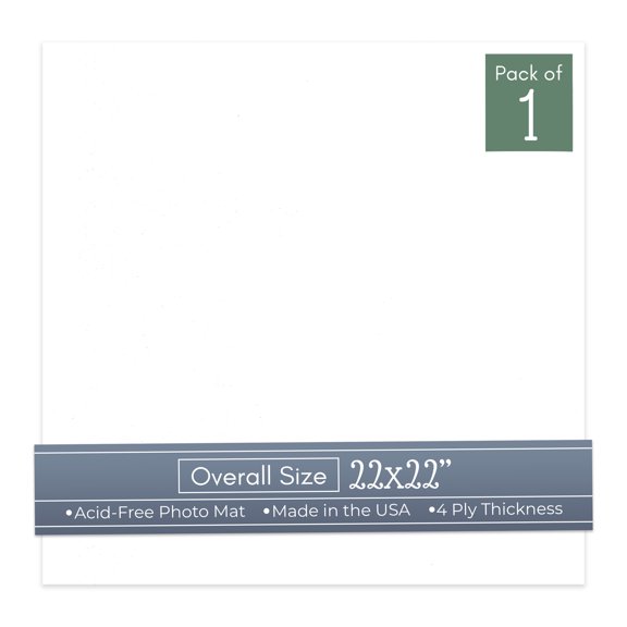Golf Ball Texture 22x22 Uncut Art Mat Board - No Opening - 1 Mat