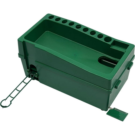 Golf Balls Automatic Driver,Automatic Golf Tee Machine with Footrest,No Electricity Golf Ball Dispenser Tee,Accommodable 100 Golf Balls for Driving Ranges, Golf Ball Game, Sports Gaming Clubs
