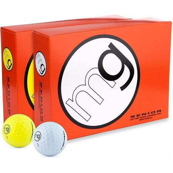 Golf Balls Senior Longest with Speed, Distance, & Maximum Enjoyment (1-Dozen)