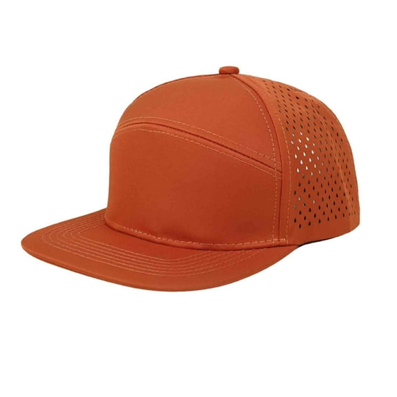 Golf Baseball Cap Womens Mens Breathable Mesh Folding Outdoor Hat Quick Drying Sport Running Workout Sun Hats Red