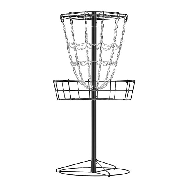 Golf Basket Target, Disc Golf Baskets w/Double Steel Chains, 12Chain