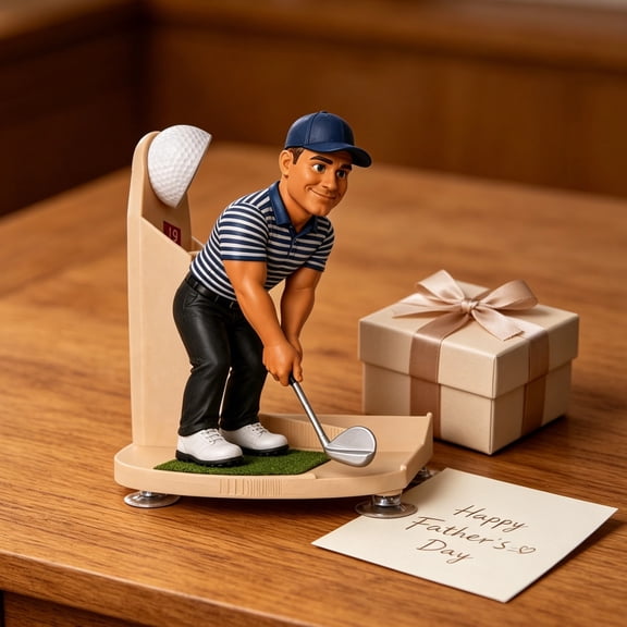 Golf Beer Opener with Cap Launching Function, Swing Action - Funny Novelty Gifts for Dad, Great Bar Tool for Beer Lovers