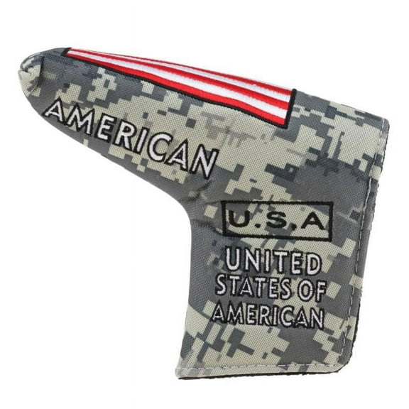 Golf Blade Putter Cover USA American Flag Shape