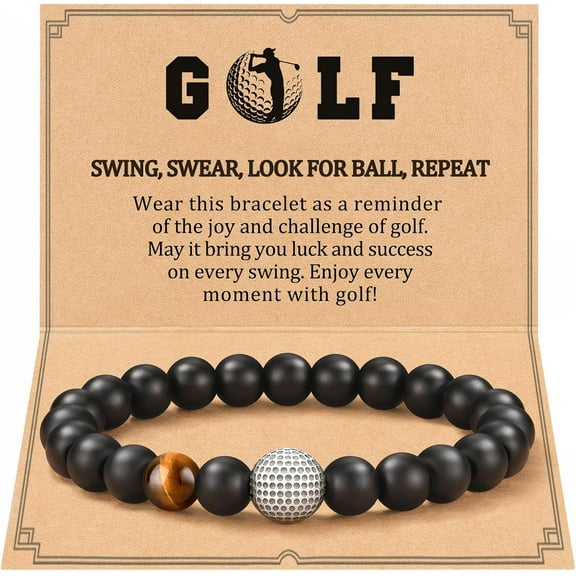 Golf Bracelet Gifts for Men Golf Accessories Christmas Birthday Gifts for Golf Lovers