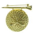 thumbnail image 1 of Golf Brooch Pin Gold Color  #LQP101, 1 of 2