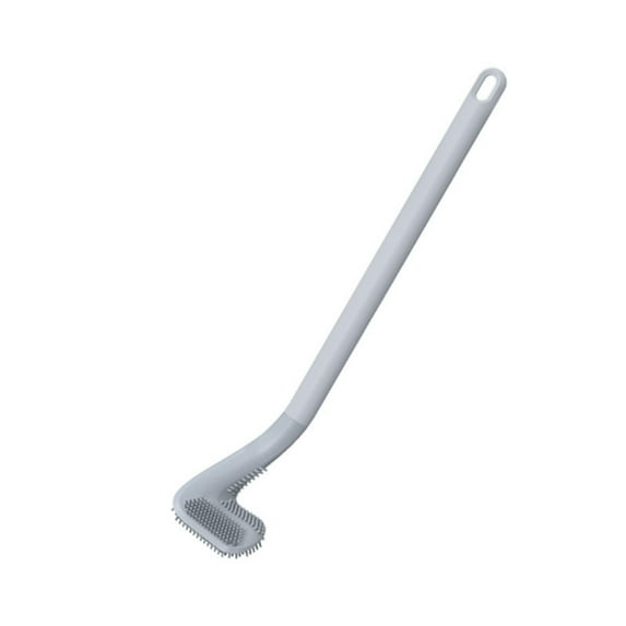 Golf Brush Head Toilet Brush With Triangle Bristle Design For No Dead Corner Efficient Cleaning, Tpr Bristles No Scratch Easy Rinse Hanging Design No Drilling Stable