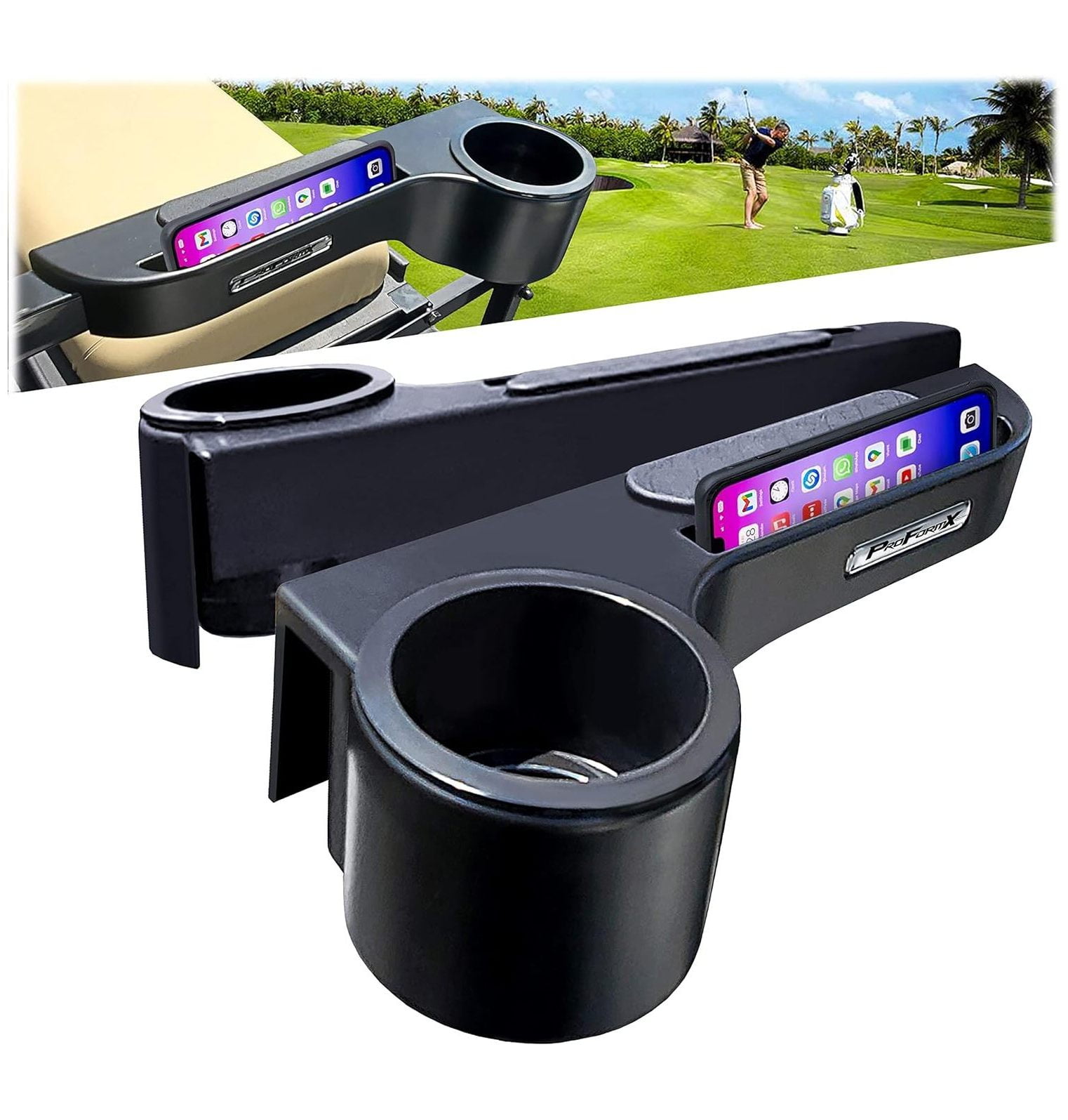 Golf Cart Armrest for Golf Cart Rear Seat Kit Black Golf Cart Arm