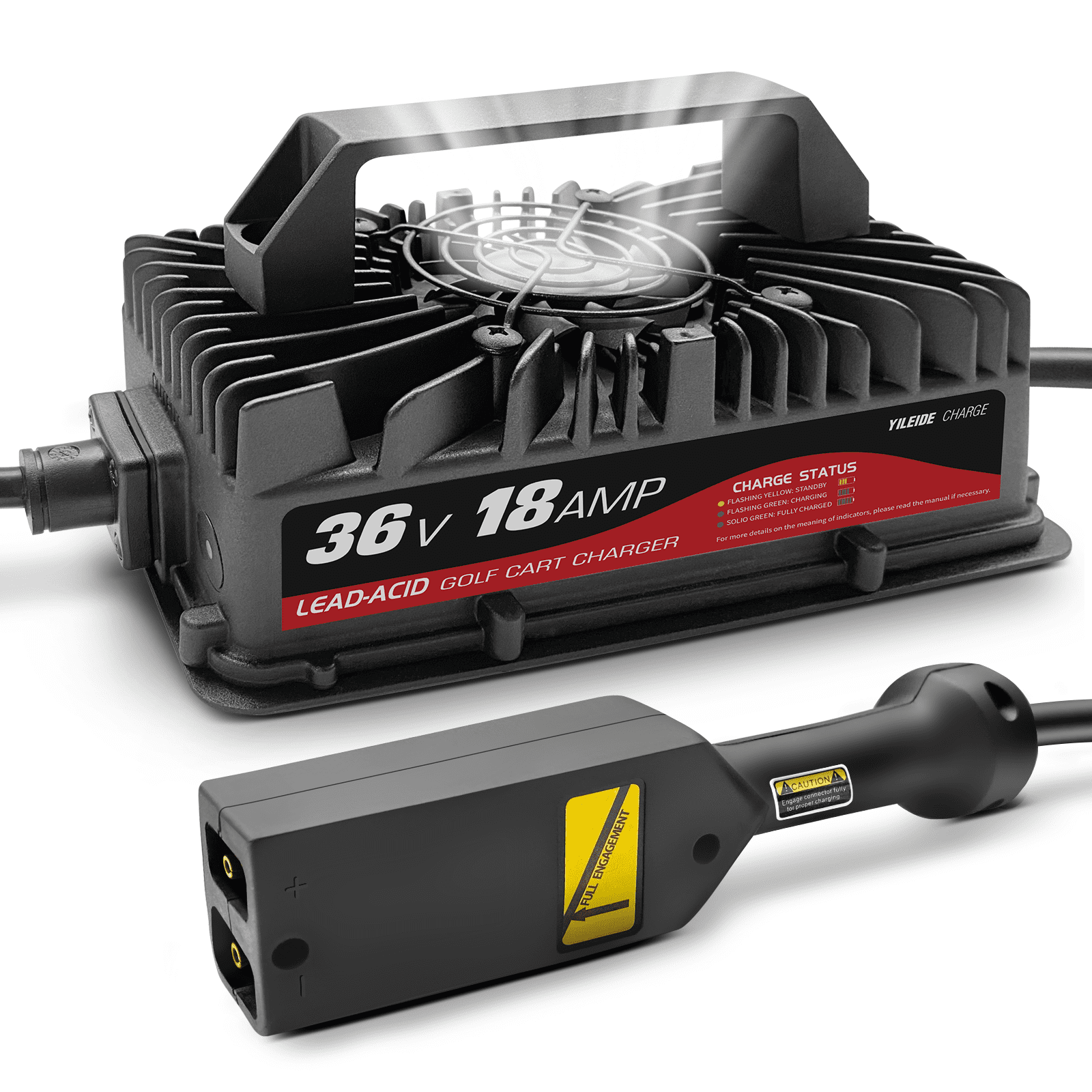 Golf Cart Battery Charger, 18 AMP 36 Volt EZGO TXT Battery Charger