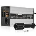 thumbnail image 1 of Top10 Racing 48 Volts 6 AMP Golf Cart Battery Charger 3-Pin Style Outlet Plug Club Car Charger with Fuse for  2007-2023 Yamaha G29, 1 of 7