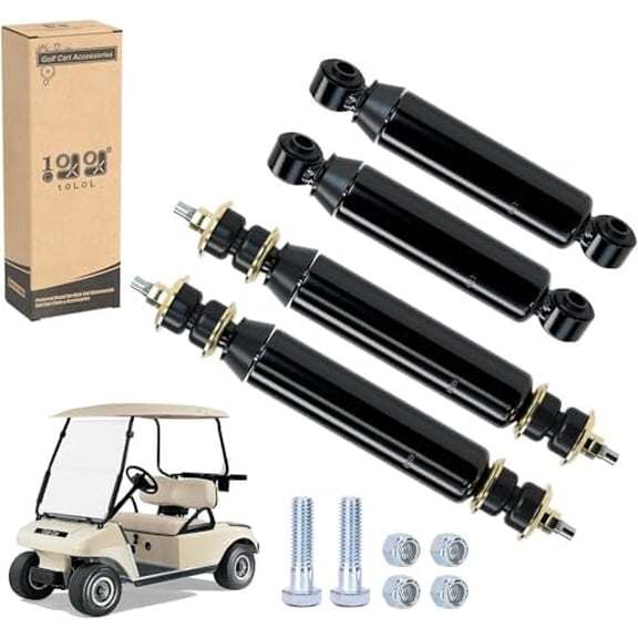 Golf Cart Club Car DS Shocks & Precedent Shocks, Front and Rear Shock Absorber for Club Car DS 1981-up, Precedent 2004-up, Tempo 2018-up Gas & Electric Models, OEM 1014235,1014236,1010991