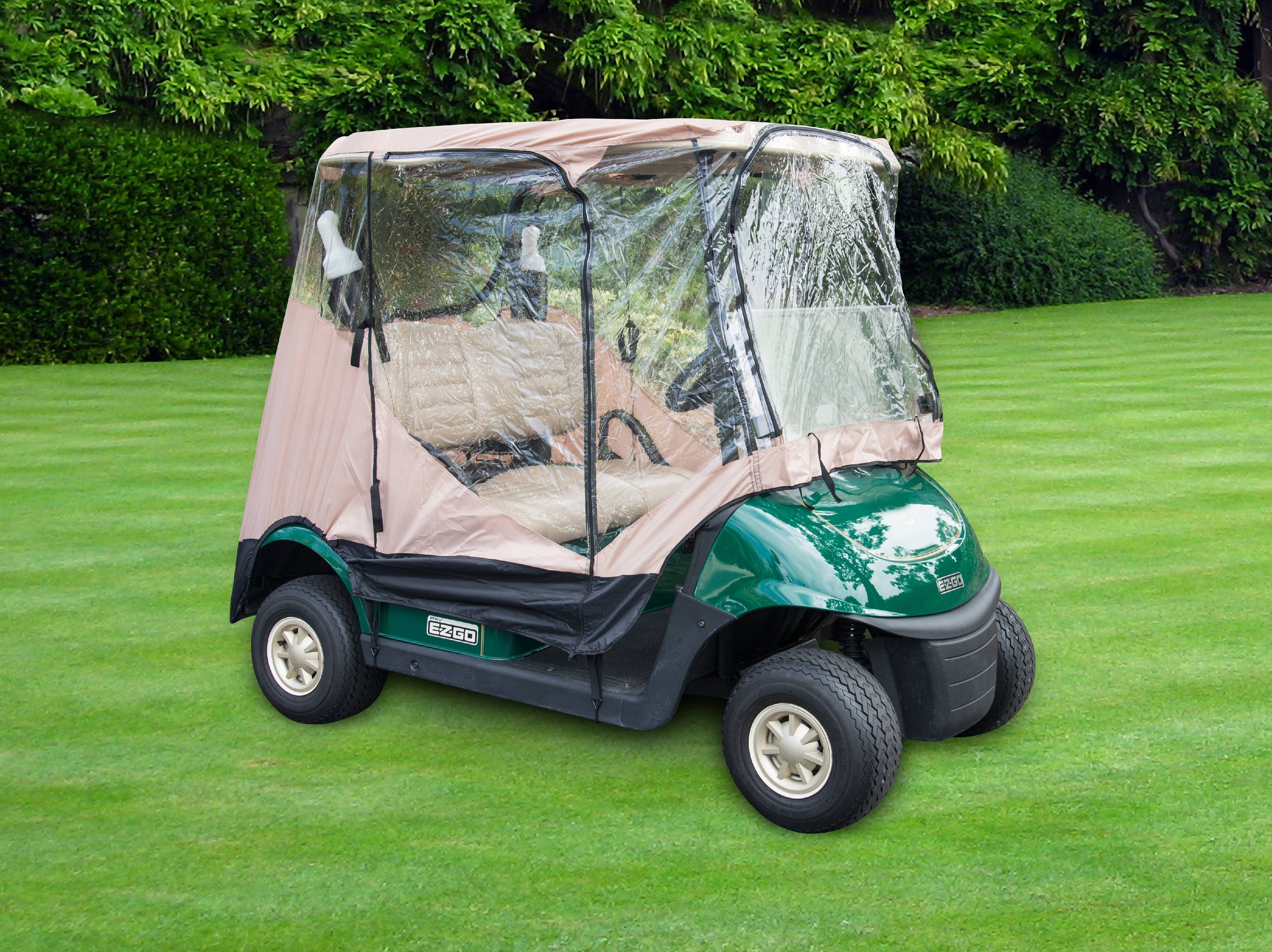 Golf Cart Cover Enclosure Protector for 2-Seater by Trademark Innovations