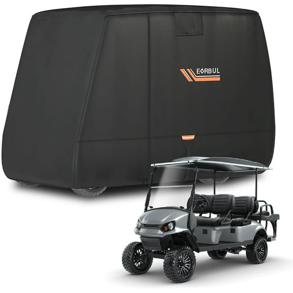 Golf Cart Cover Weatherproof Heavy Duty for EZGO Club Car 2/4/6 Passenger