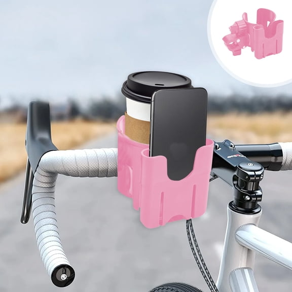 Golf Cart Cup Holder with Phone Holder,2-in-1 Adjustable Universal Cup Phone Holder Front and Rear Seat Armrest Kit Accessories Compatible for Club Car & Most Golf Carts(Pink)