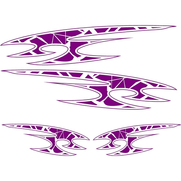 Golf Cart Decals Accessories Go Kart Stickers Tribal Flames Stripes GC03