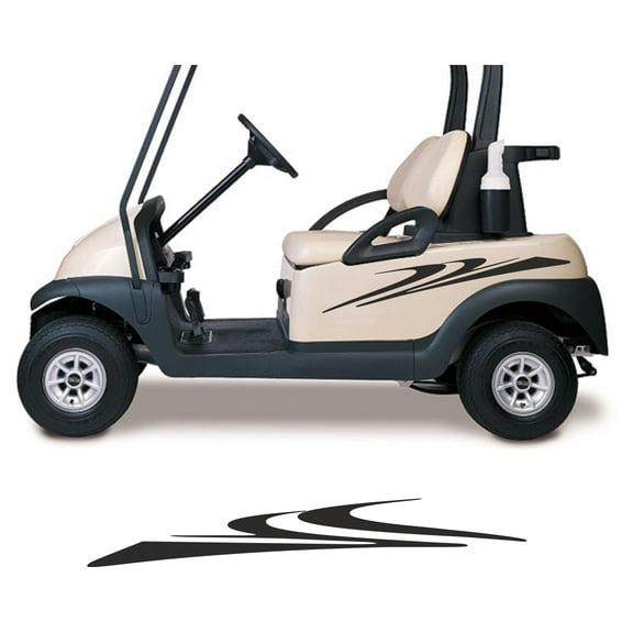 Golf Cart Decals Accessories Side by Side Racing Stickers Graphics GC501