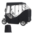 thumbnail image 1 of DranitGolf Cart Enclosure, 600D Polyester 4-Sided Clear Window Weather Protection Cover for 2-Passenger Club Car, Universal Fit for Most Golf Cart Models, 1 of 6