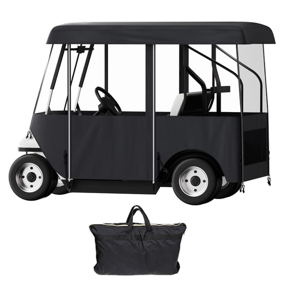 Golf Cart Enclosure, Polyester Driving Enclosure, Club Car Covers Universal Fits