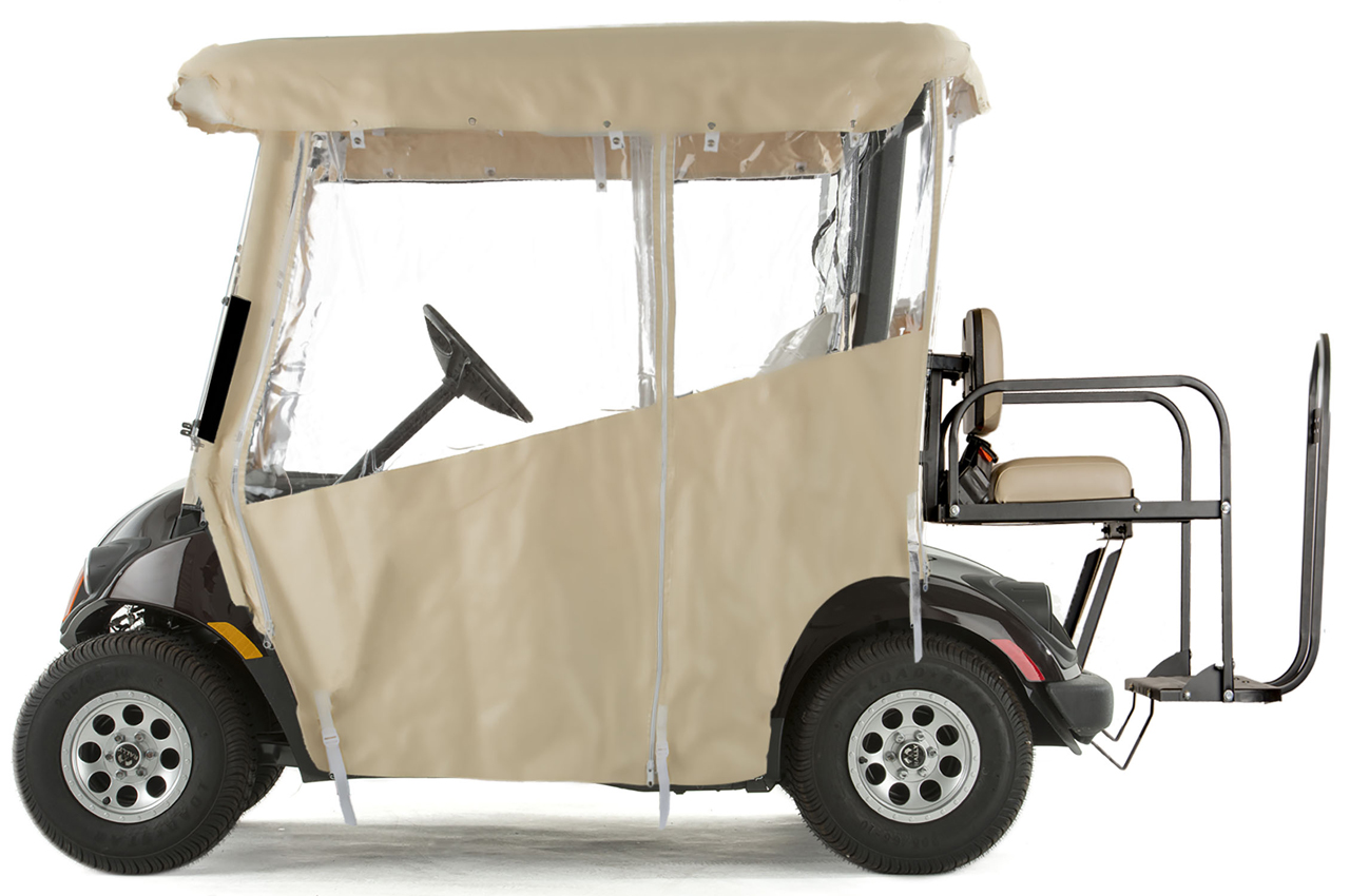 Golf Cart Enclosure TOURING 3Sided Vinyl for Yamaha Drive/Drive 2