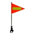 thumbnail image 1 of Golf Cart Flag Pole Kit Reflective Strips Telescopic Pole Durable Nylon Fiber Adjustable Electric Vehicles Outdoor Use, 1 of 7