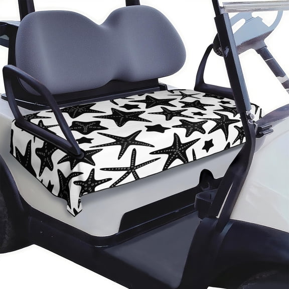Golf Cart Front Seat Cover 51" x 31", Microfiber Towel Blanket Compatible with EZGO, Yamaha, Club Car Models